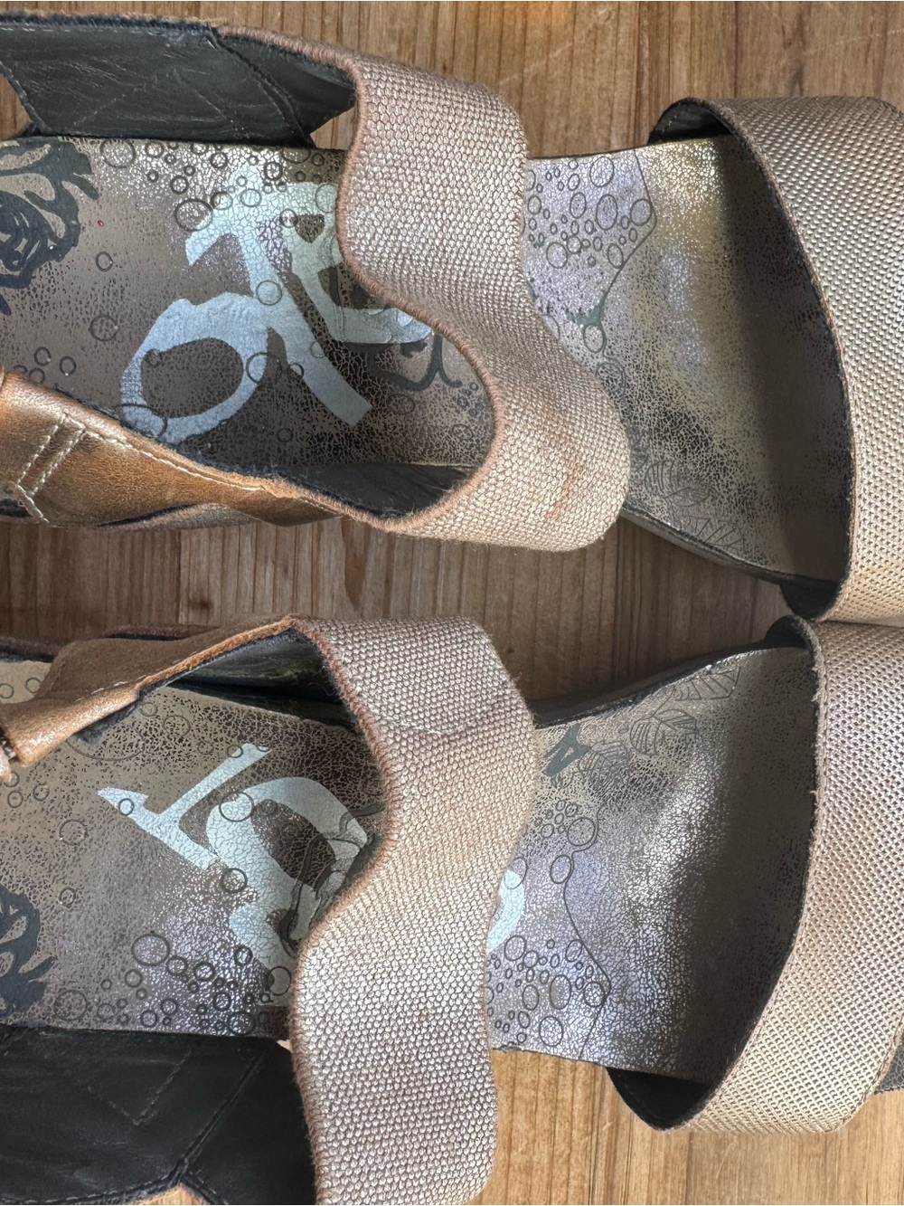 OTBT Bushnell Leather Wedges 9 - Picture 5 of 9